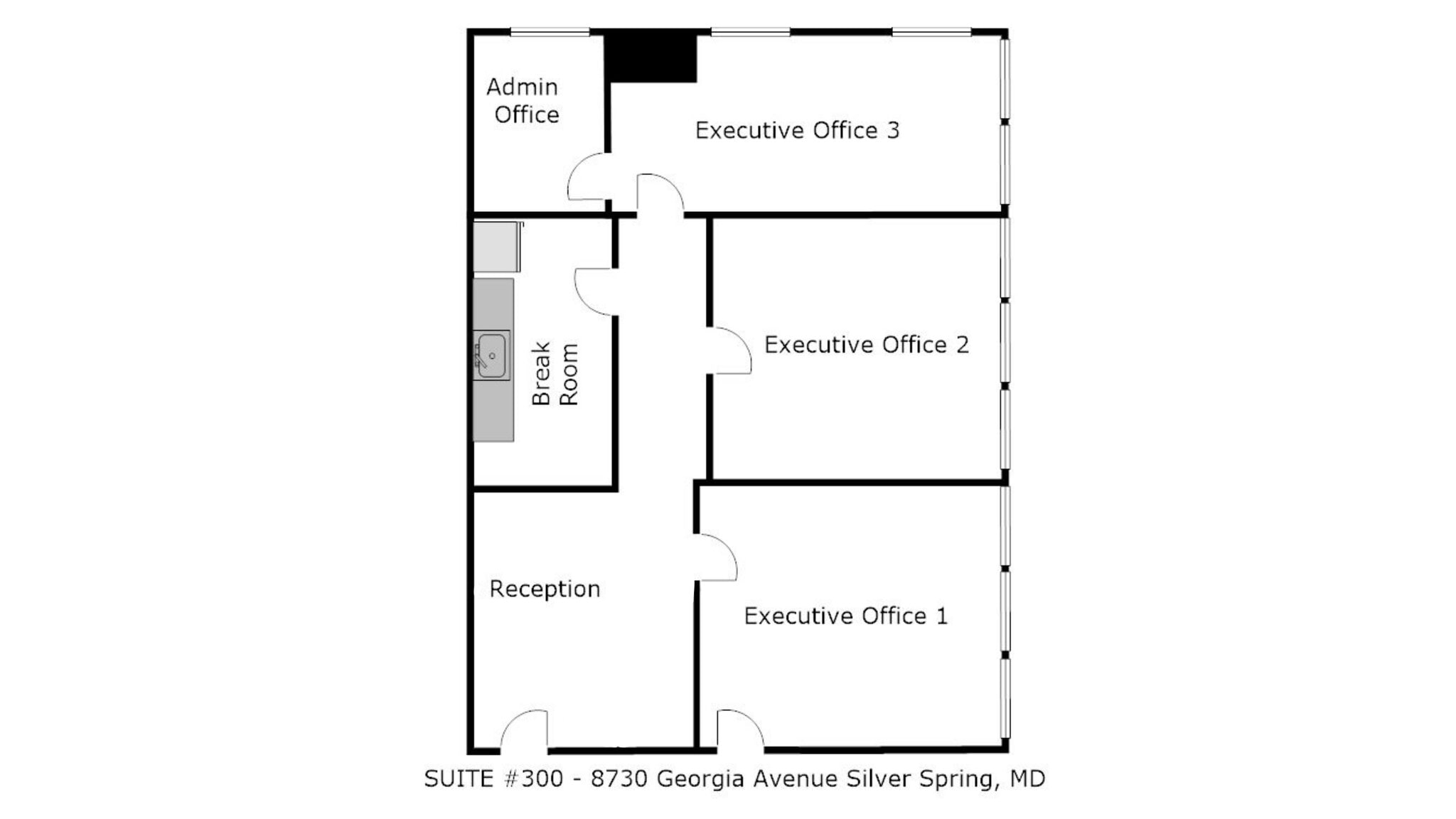 8730 Georgia Ave, Silver Spring, MD à louer Plan de site– Image 1 sur 7