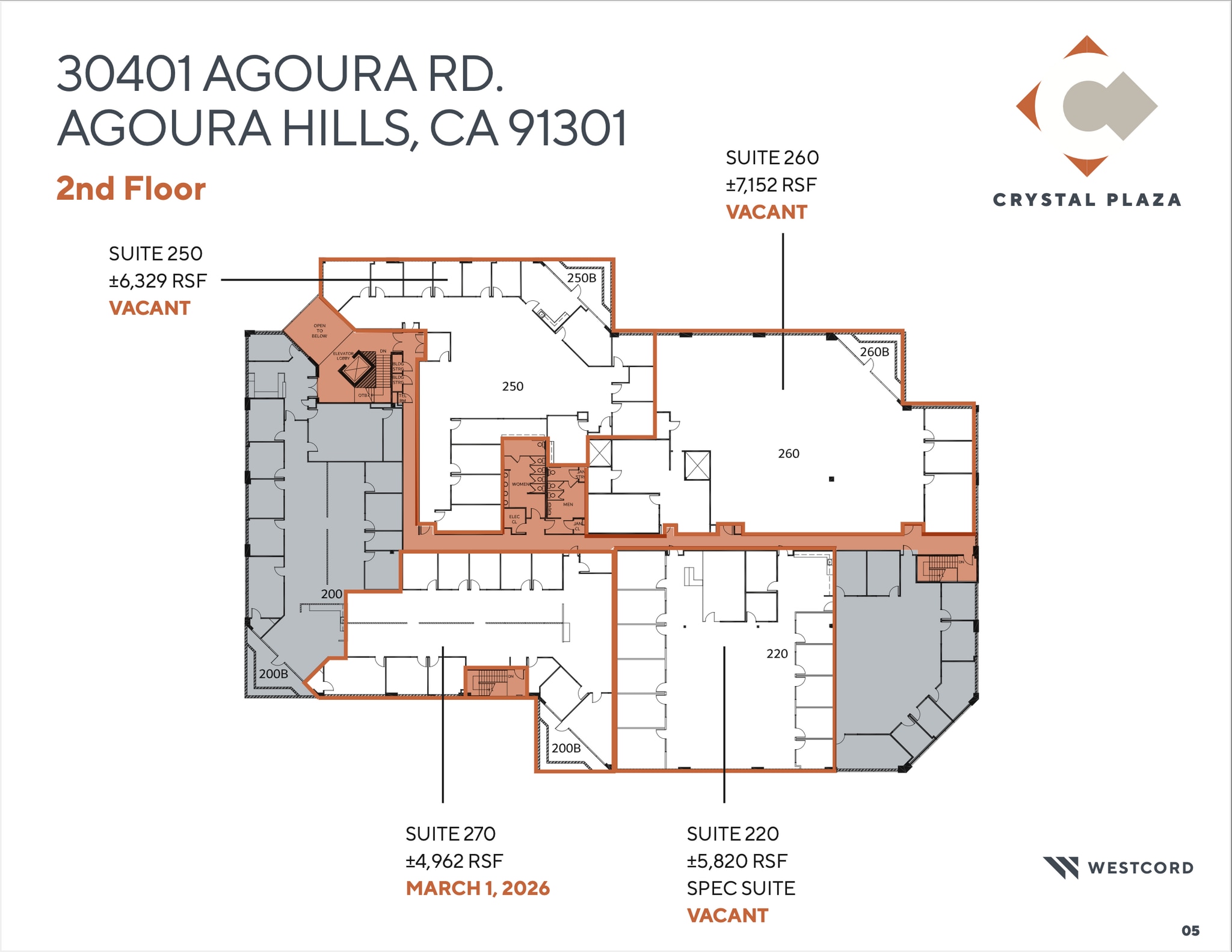 30401 Agoura Rd, Agoura Hills, CA à louer Plan d’étage– Image 1 sur 1