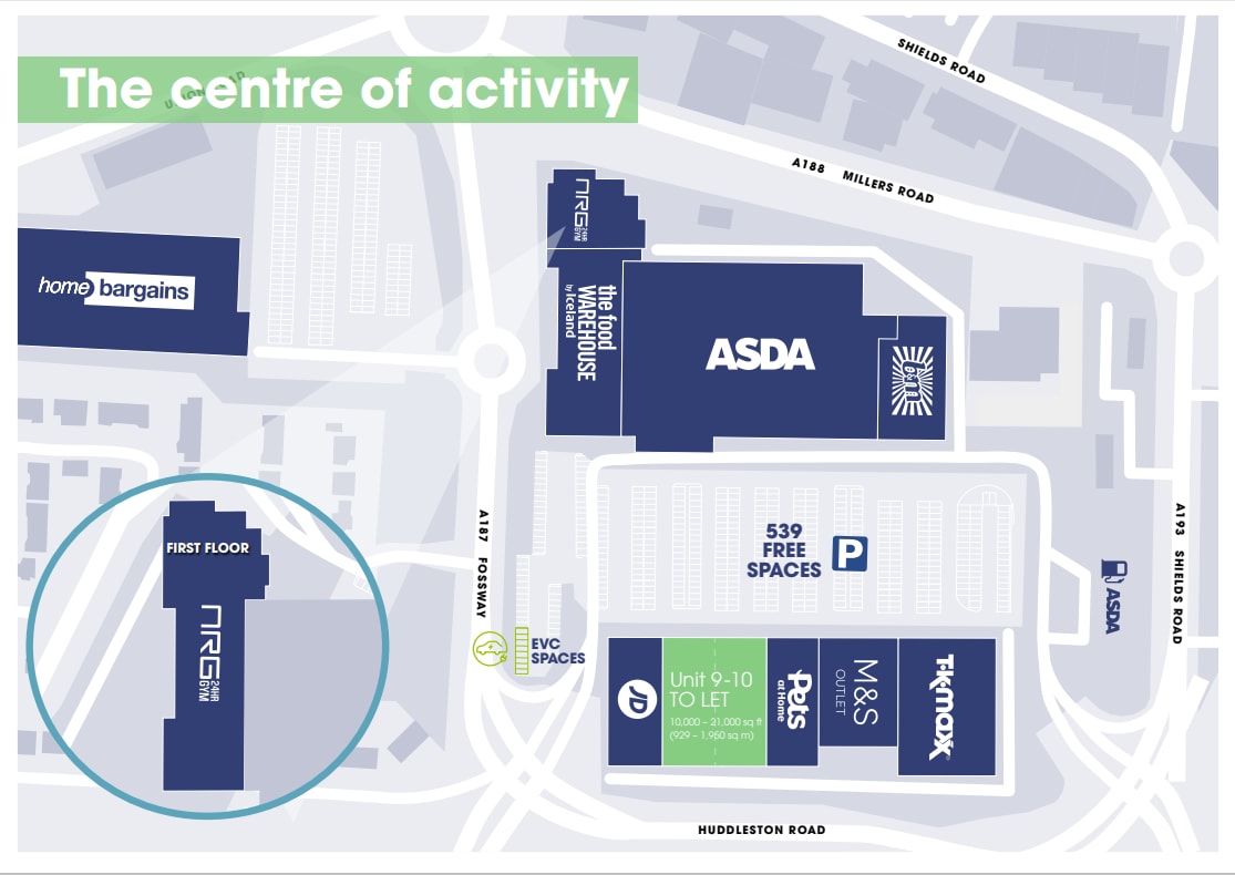 10 Fossway, Newcastle Upon Tyne à louer Plan d’étage– Image 1 sur 1