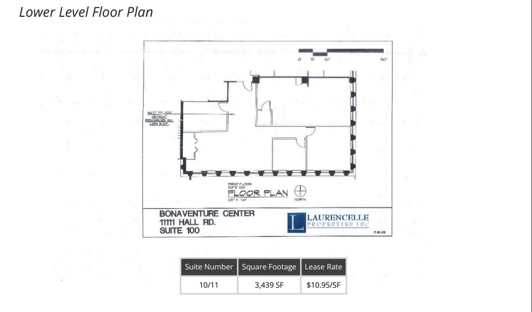 11111 Hall Rd, Shelby Township, MI à louer Plan d’étage– Image 1 sur 1