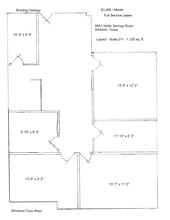 4851 Keller Springs Rd, Addison, TX à louer Plan d’étage– Image 1 sur 1