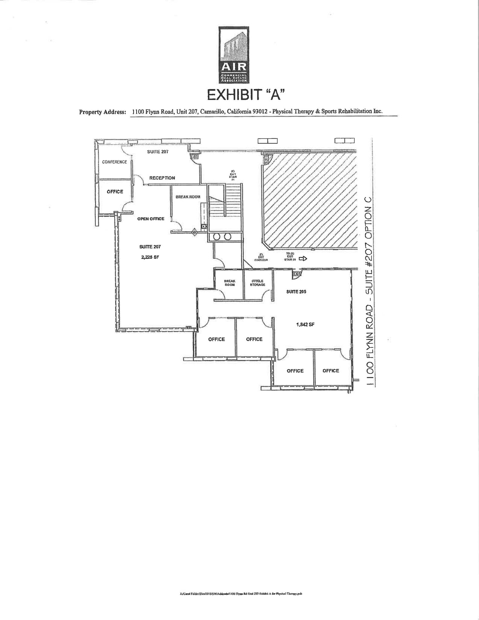 1100 Flynn Rd, Camarillo, CA à louer Plan de site– Image 1 sur 1