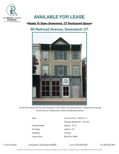 99 Railroad Ave, Greenwich, CT à louer - Photo de l’immeuble – Image 2 sur 6