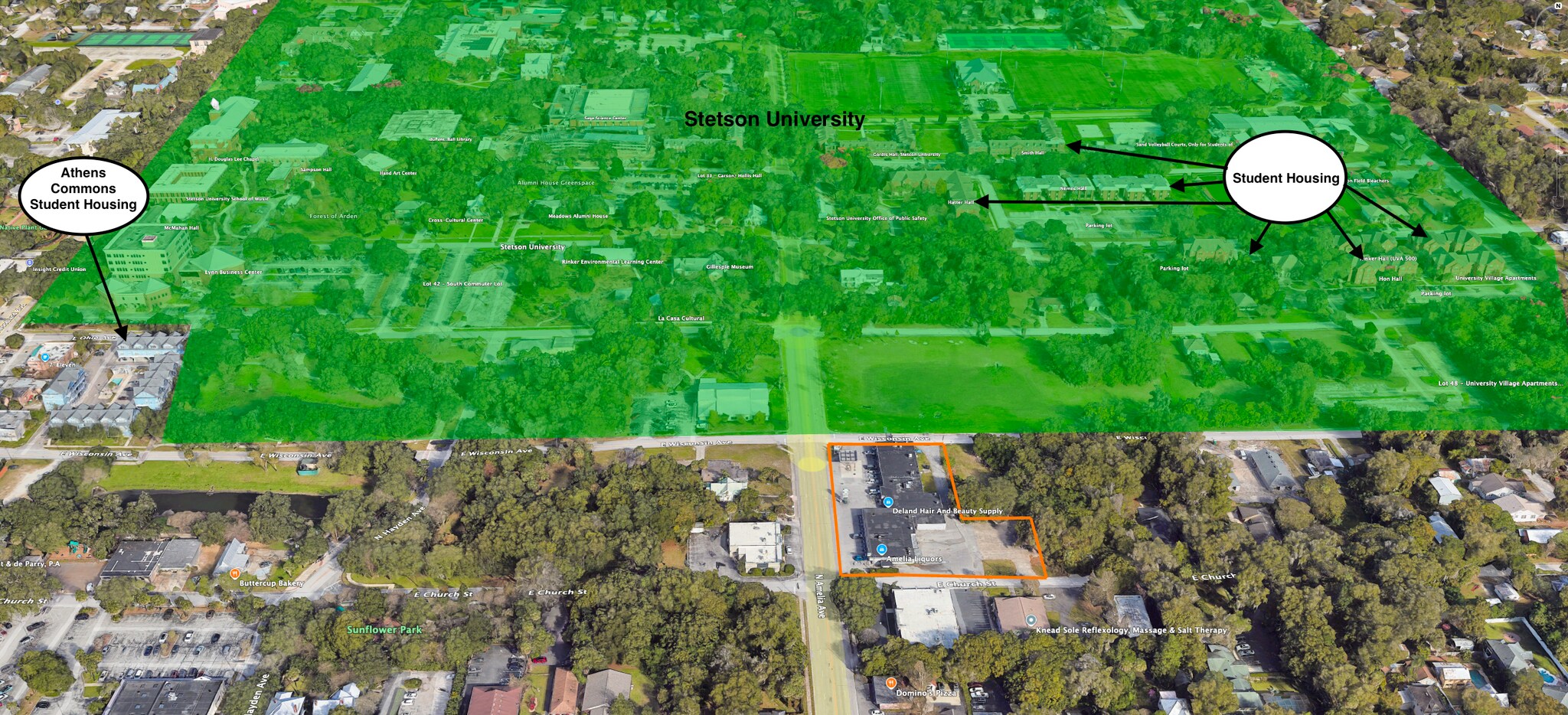 235 N Amelia Ave, Deland, FL à vendre Photo de l’immeuble– Image 1 sur 2