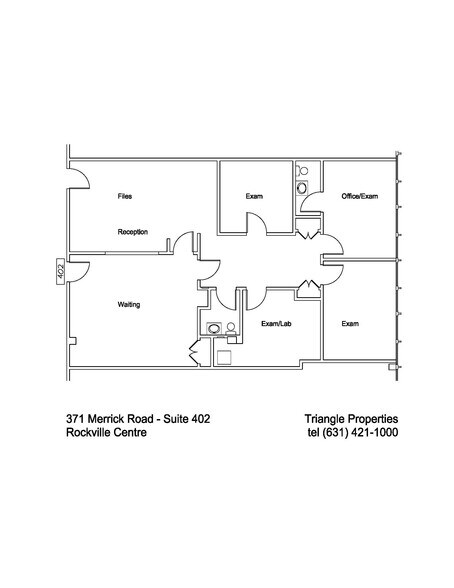 371 Merrick Rd, Rockville Centre, NY à louer - Plan d’étage – Image 2 sur 11