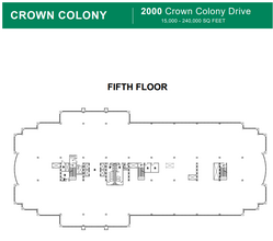 2000 Crown Colony Dr, Quincy, MA à louer Plan d’étage– Image 1 sur 1