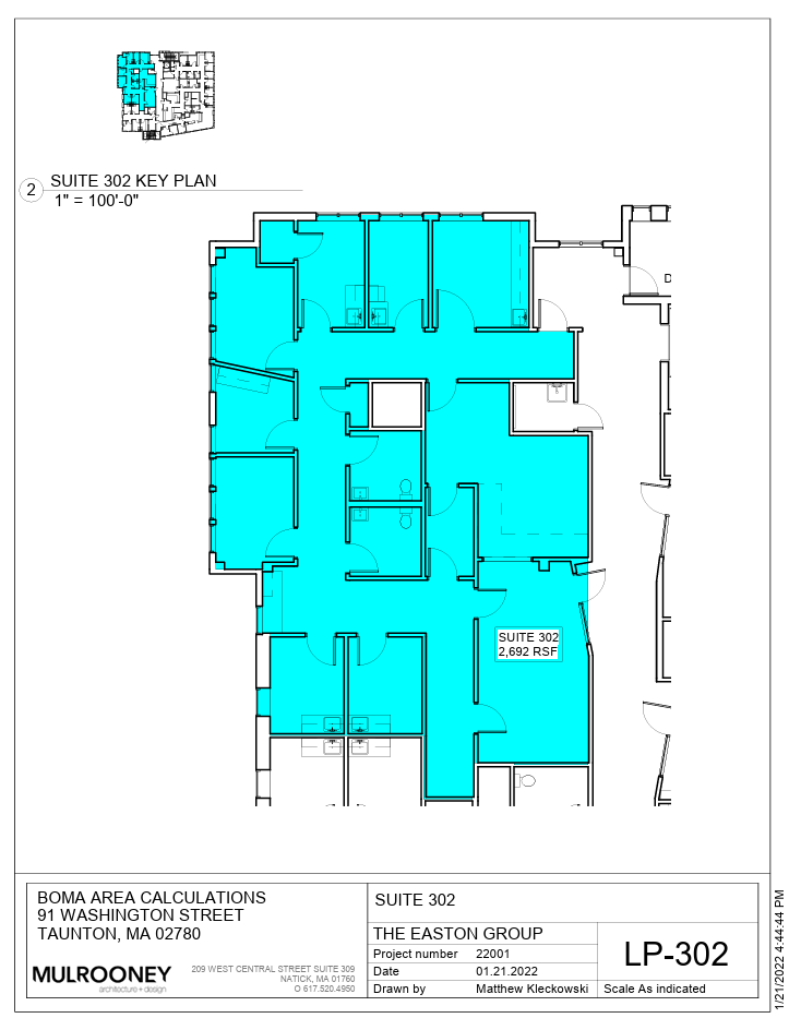 91 Washington St, Taunton, MA à louer Plan d’étage– Image 1 sur 1
