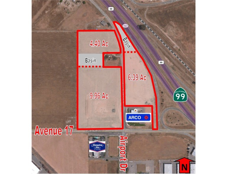 20+ ACRES CA-99 HIGHWAY COMMERCIAL LAND portefeuille de 3 biens à vendre sur LoopNet.fr - Autre – Image 2 sur 6