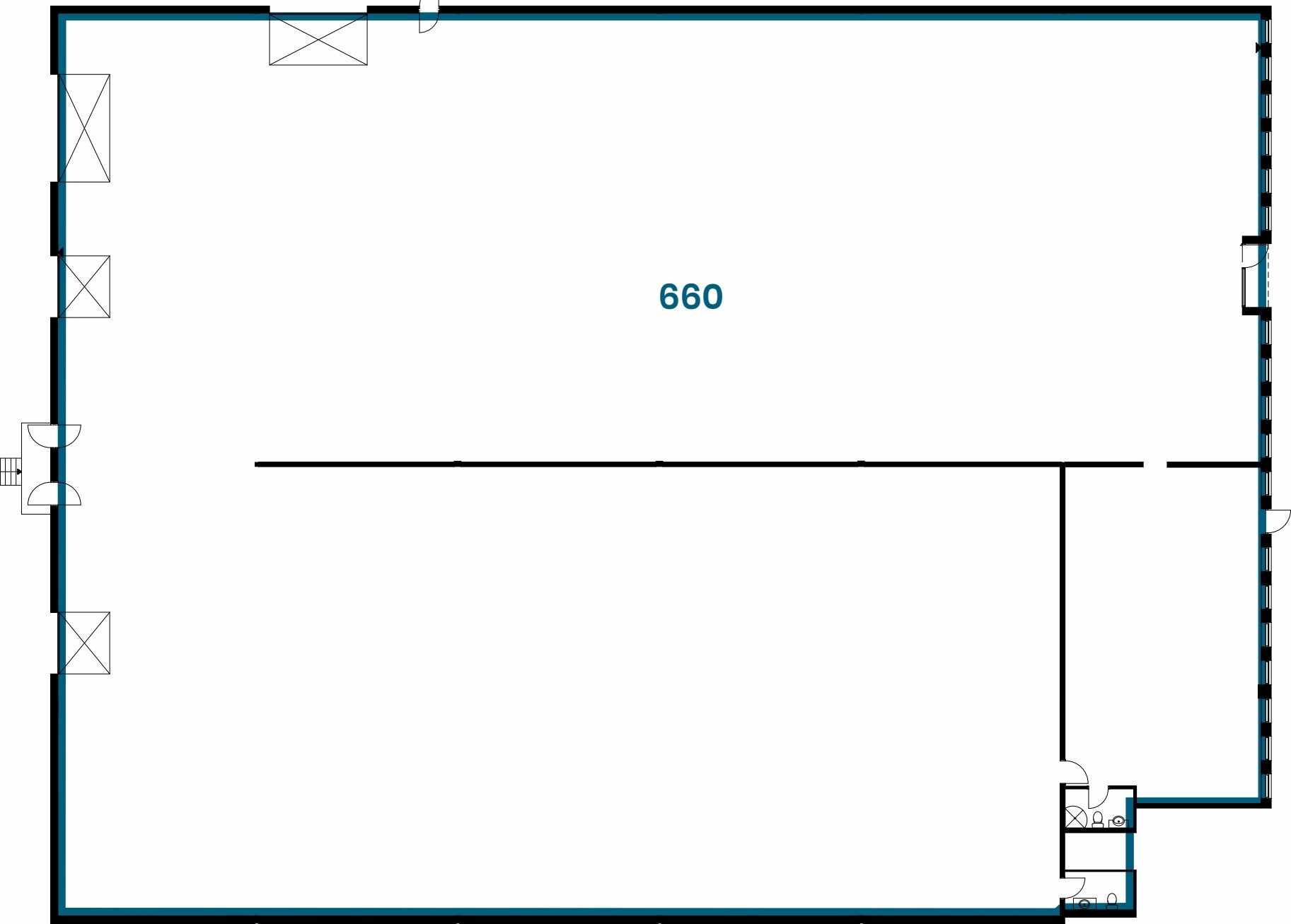 640-680 Rue Mccaffrey, Saint-Laurent, QC à louer Plan d’étage– Image 1 sur 2