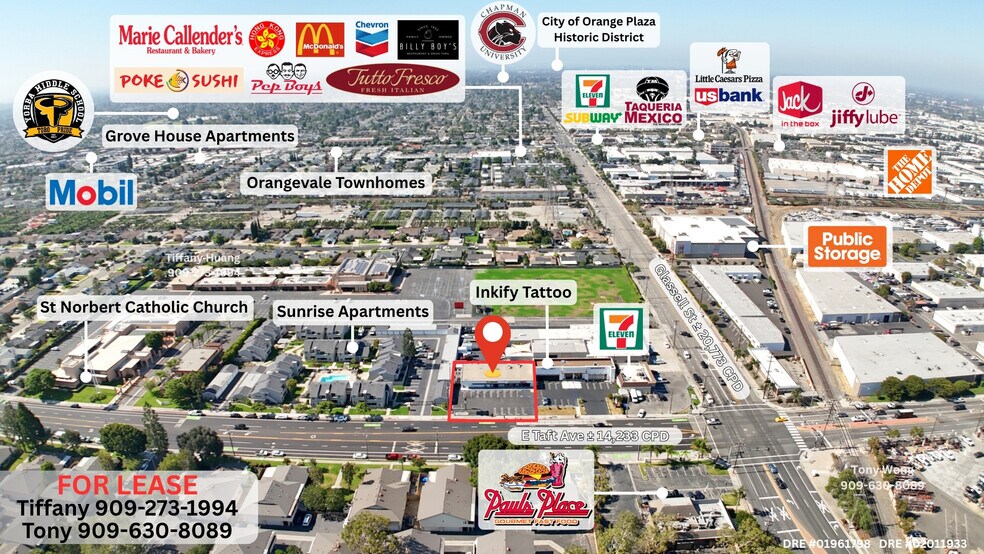 138-140 E Taft Ave, Orange, CA à louer - Photo de l’immeuble – Image 1 sur 22