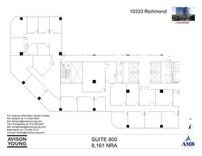 10333 Richmond Ave, Houston, TX à louer Plan d’étage– Image 1 sur 2