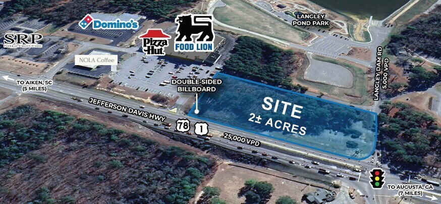 2601 Jefferson Davis Hwy, Warrenville, SC à vendre - Photo de l’immeuble – Image 2 sur 4