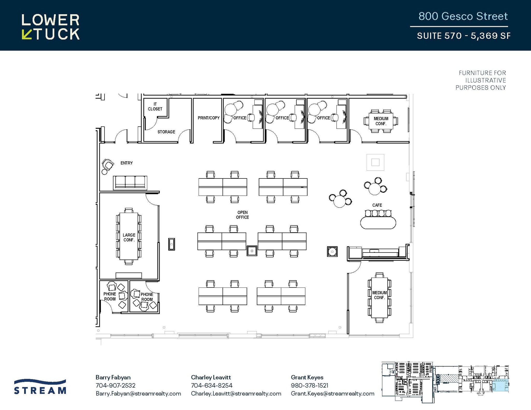 800 Gesco St, Charlotte, NC à louer Plan d’étage– Image 1 sur 1