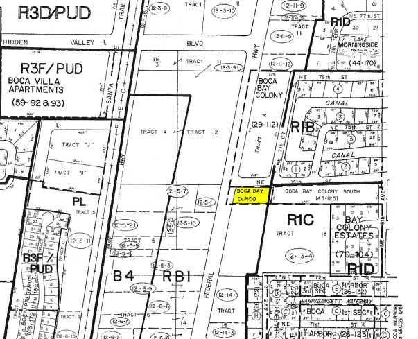 7300 N Federal Hwy, Boca Raton, FL à louer - Plan cadastral – Image 2 sur 4