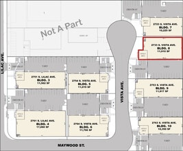2733 S Vista Ave, Rialto, CA à louer Plan de site– Image 1 sur 1