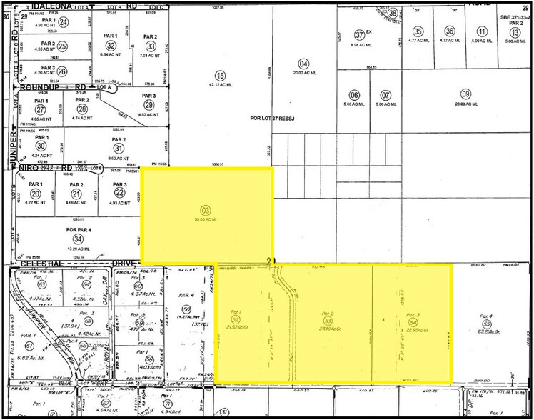 0 Blue Sky Road, Perris, CA à vendre - Plan cadastral – Image 3 sur 5