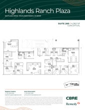 630 Plaza Dr, Highlands Ranch, CO à louer Plan d’étage– Image 2 sur 2