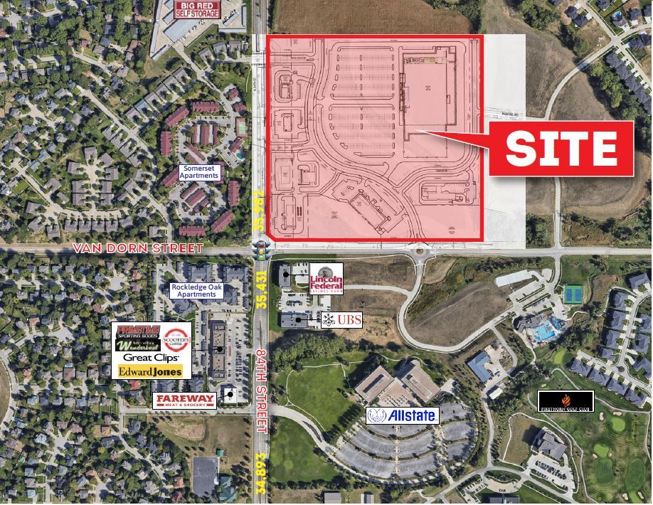 Van Dorn & S 84th St, Lincoln, NE à louer Aérien– Image 1 sur 4