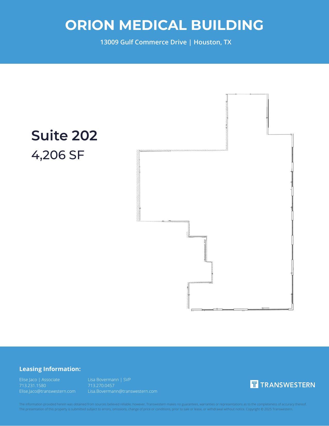 13009 Gulf Commerce Dr, Houston, TX à louer Plan d’étage– Image 1 sur 1