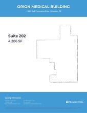 13009 Gulf Commerce Dr, Houston, TX à louer Plan d’étage– Image 1 sur 1