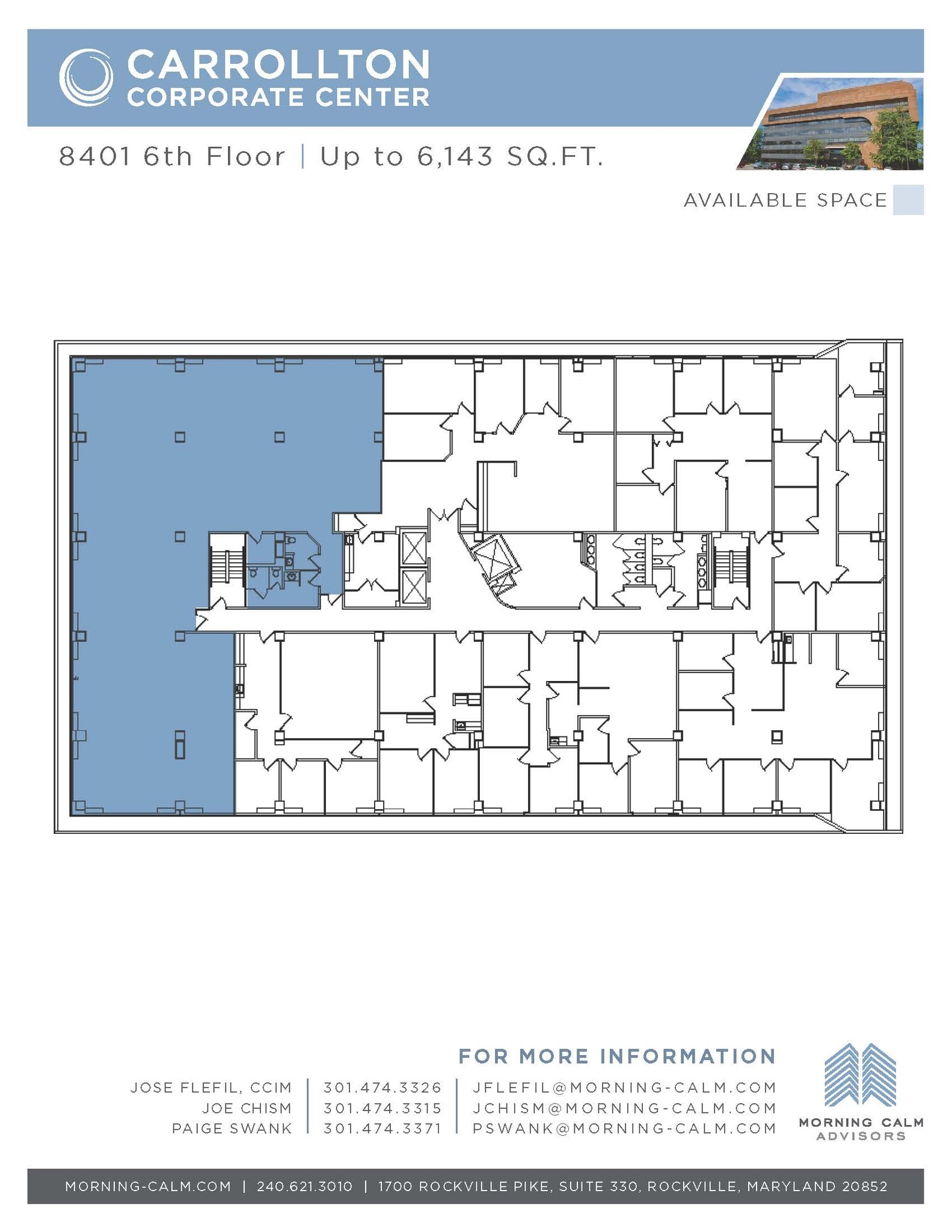 8401 Corporate Dr, Landover, MD à louer Plan d’étage– Image 1 sur 1