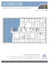 8401 Corporate Dr, Landover, MD à louer Plan d’étage– Image 1 sur 1
