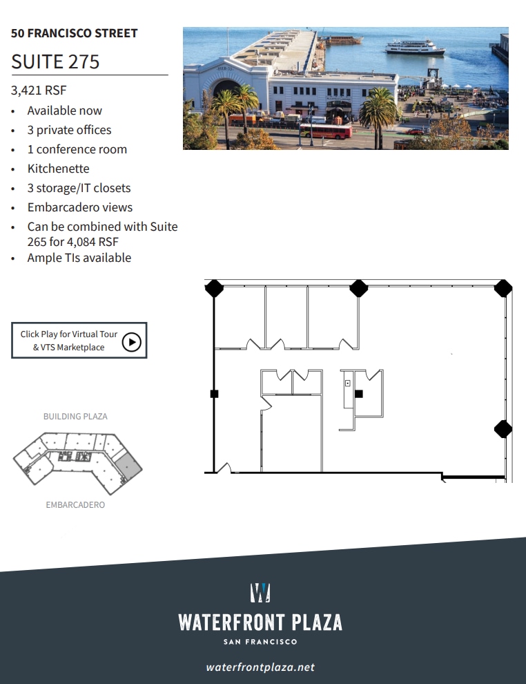 1700 Montgomery St, San Francisco, CA à louer Plan d’étage– Image 1 sur 1