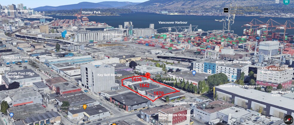 1670 Pandora St, Vancouver, BC à vendre - Plan de site – Image 3 sur 17