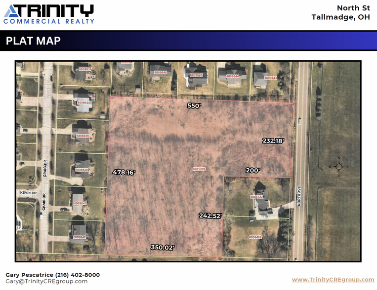 North Avenue, Tallmadge, OH à vendre - Plan cadastral – Image 3 sur 4