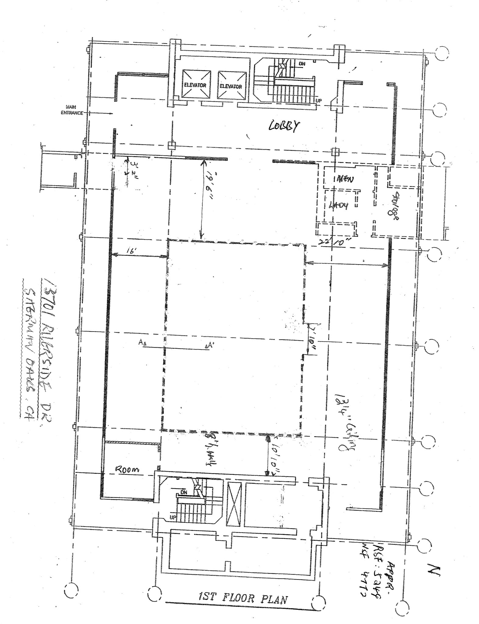 13701 Riverside Dr, Sherman Oaks, CA à louer Plan de site– Image 1 sur 1