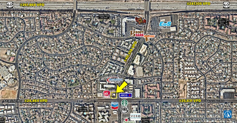 NWC Alma School Rd & Baseline Rd, Mesa, AZ à louer - Photo de l’immeuble – Image 2 sur 5