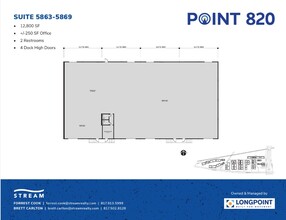 5721 E Rosedale St, Fort Worth, TX à louer Plan d’étage– Image 1 sur 1