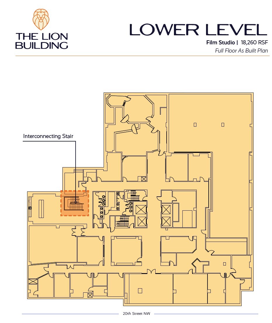1233 20th St NW, Washington, DC à louer Plan d’étage– Image 1 sur 1