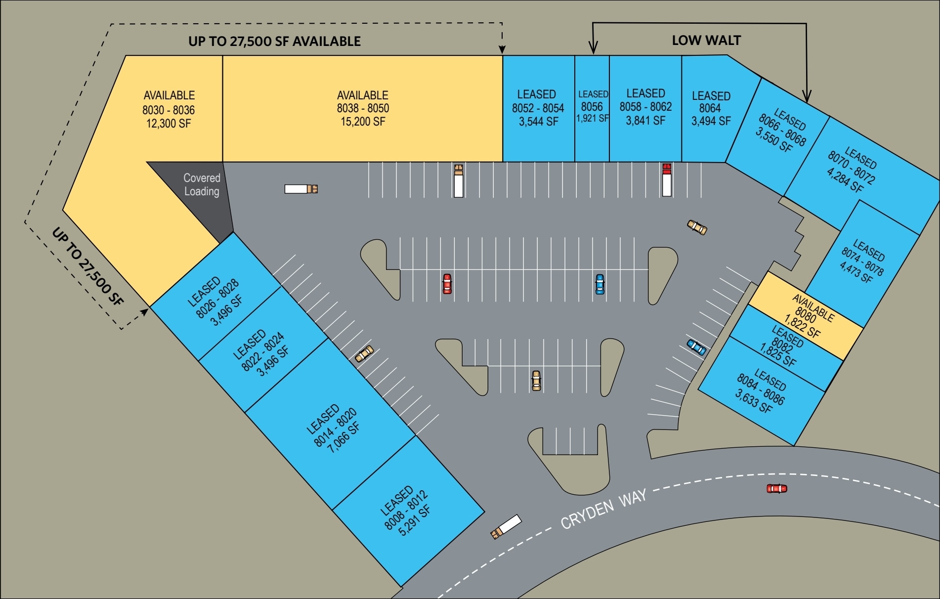 8008-8086 Cryden Way, Forestville, MD à louer Plan de site– Image 1 sur 3