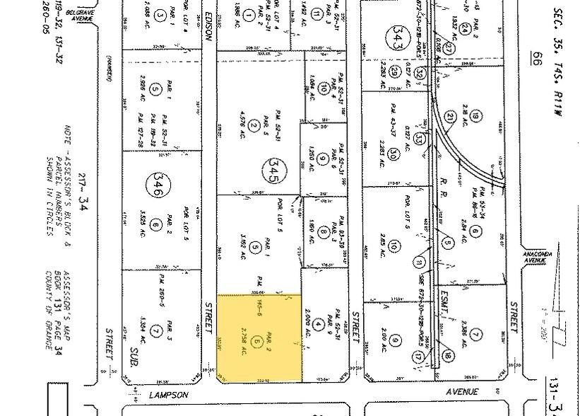 7089-7091 Belgrave Ave, Garden Grove, CA à louer - Plan cadastral – Image 2 sur 6