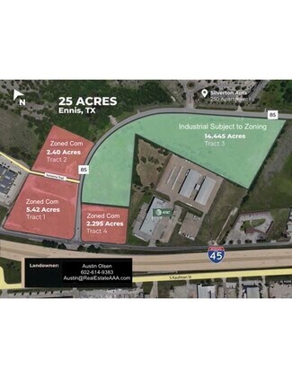 Plus de détails pour IH 45 & FM 85, Ennis, TX - Terrain à vendre