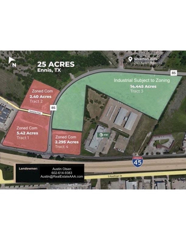 IH 45 & FM 85, Ennis, TX à vendre Aérien– Image 1 sur 7