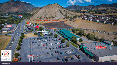 Caslte Valley, New Castle, CO - VUE AÉRIENNE  vue de carte