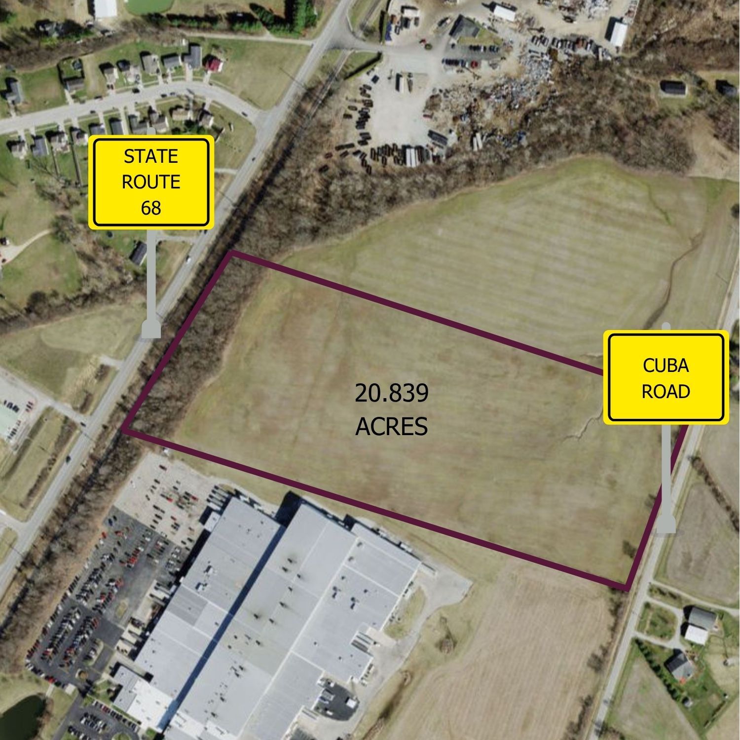 Cuba Road, Wilmington, OH à vendre Plan cadastral– Image 1 sur 16