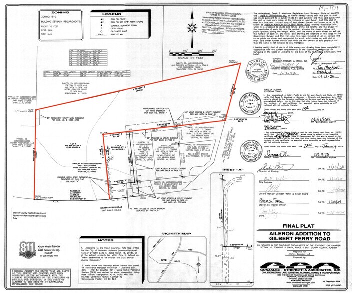 Gilbert Ferry Rd & Covington Ave, Attalla, AL à louer - Plan cadastral – Image 2 sur 2