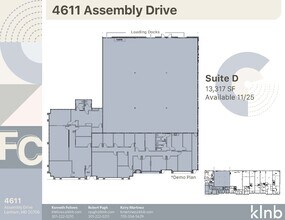 4611 Assembly Dr, Lanham, MD à louer Plan d’étage– Image 1 sur 1