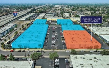 12723 Wentworth St, Pacoima, CA - Vue aérienne vue de carte