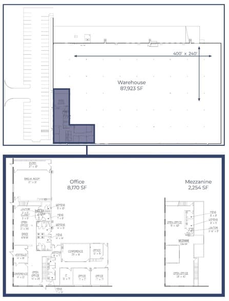 875 Center Dr, Vandalia, OH à louer - Plan d’étage – Image 3 sur 5