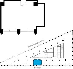 1730 Rhode Island Ave NW, Washington, DC à louer Plan d’étage– Image 1 sur 1