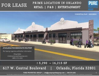 Plus de détails pour 617 W Central Blvd, Orlando, FL - Local commercial à louer