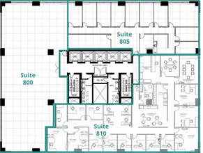 734 7th Ave SW, Calgary, AB à louer Plan d’étage– Image 1 sur 1