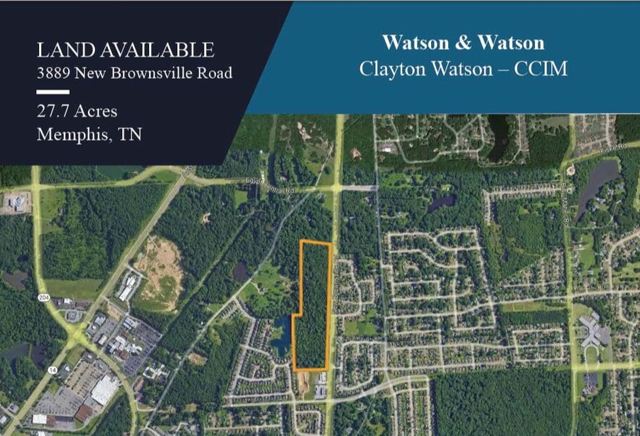 New Brownsville Road; Just North Of St Elmo, Memphis, TN à vendre Aérien– Image 1 sur 2