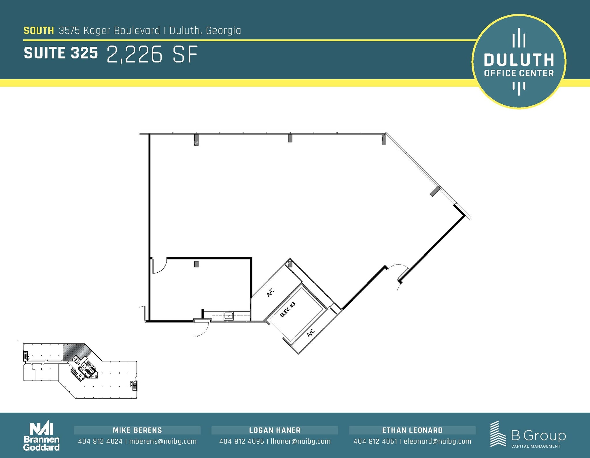 3505 Koger Blvd, Duluth, GA à louer Plan d’étage– Image 1 sur 1