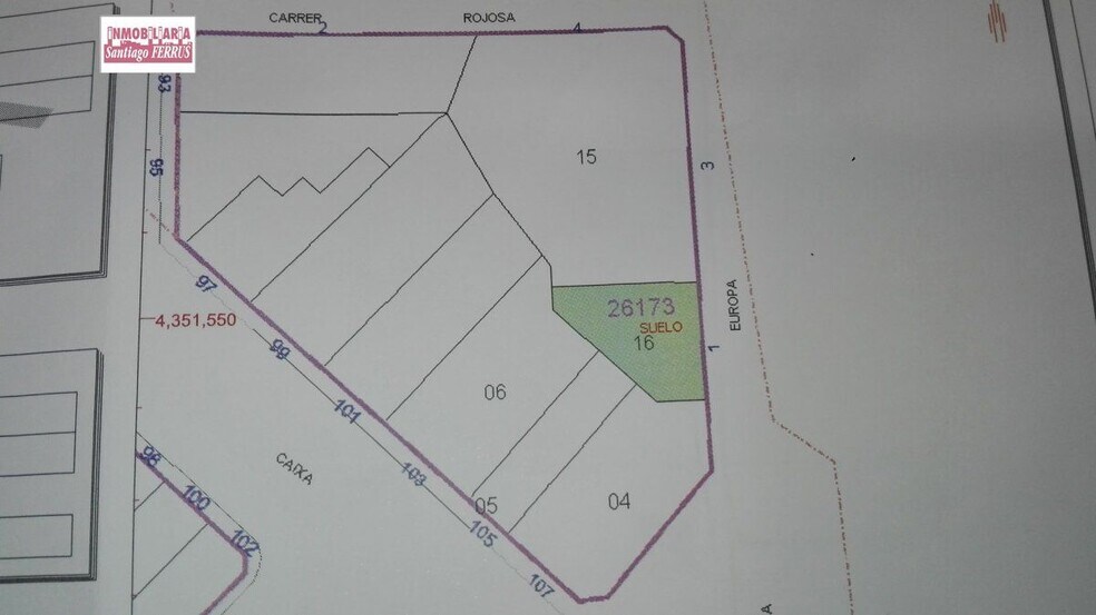 Terrain dans Benifaió, Valencia à vendre - Plan de site – Image 3 sur 4