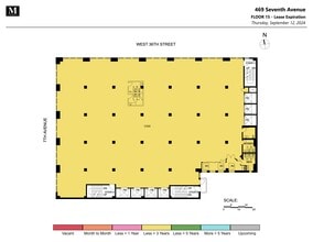 469 Seventh Ave, New York, NY à louer Plan de site– Image 1 sur 1